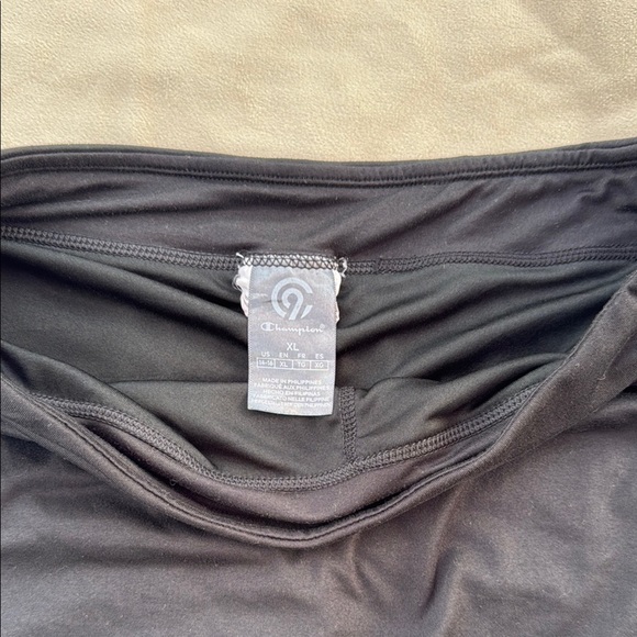 Champion. Black Asymmetrical Skater Mini Skirt - Picture 2 of 6